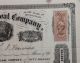 1865 Kaskawilliam Coal Company Stock Certificate Pennsylvania Scarce Civil War Stocks & Bonds, Scripophily photo 2