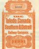 $10,  000 - 4 Gold Bond Toledo,  Canada Southern & Detroit Railway Company Stocks & Bonds, Scripophily photo 7