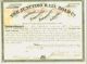 1870 Preferred Stock Certificate Of The The Junction Rail Road Co Transportation photo 2