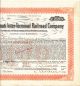 100 Year - Old 1912 Cincinnati Inter - Terminal Railroad Company Stock W/ Doc Stamps Transportation photo 3