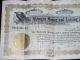Vintage Stock Certificate (mining Co. ) Dated May 16th,  1902 Stocks & Bonds, Scripophily photo 2