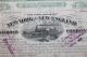 1889 York & England Railroad Company Stock Certificate Rare Transportation photo 1