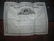 1884 Stock Certificate Bonanza Mining Company Springfield Ohio O.  S.  Kelly Stocks & Bonds, Scripophily photo 1