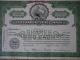 Colt ' S Manufacturing Company Green Stock Certificate D12488 100 Shares From 1949 World photo 1