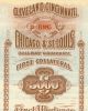1890 Four Pr Cent Gold Bond - Cleveland,  Cincinnatti,  Chicago And St.  Louis Rr Transportation photo 1