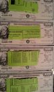 Us Series Ee Savings Bond: $100 Oct 1982 - Eisenhower Punch Card - Unsigned 12 Stocks & Bonds, Scripophily photo 3