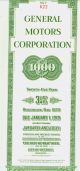 25 Year Debenturek Certificate - General Motors Corporation - Issued 1954 Stocks & Bonds, Scripophily photo 3