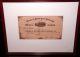 ☆ Antique 1871 Railroad Stock Certificate 19th C.  Kentucky Street Railway Framed Transportation photo 4