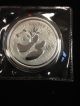 2000 Chinese Silver Panda 1 Oz 10 Yuan In Capsule And Plastic China photo 2