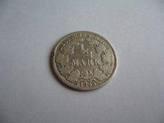 1\2 Deutsche Mark 1905 photo