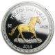 2014 Niue 1 Oz Gilded Silver $2 Lunar Year Of The Horse Coin - Pf - 69 Ucam Ngc Silver photo 1