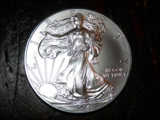 2014 American Eagle 1 - Oz.  999 Fine Silver Round - photo