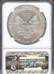 2012 (w) Silver Eagle Struck At West Point Ngc Ms69 (w.  P.  Label) Silver photo 1