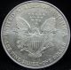 1996 1 Oz American Silver Eagle Key Date Circulated C950 Silver photo 1
