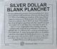 Silver Dollar No Date Blank Planchet Icg Ms60 - Certified & Graded Silver photo 4