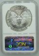 1987 Ngc Ms69 1oz American Silver Eagle $1 Coin - 086 - D2 Silver photo 1