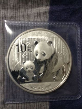 (1) 2012 1oz Chinese Silver Panda photo