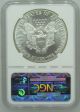1986 Ngc Ms69 1oz American Silver Eagle $1 Coin - 057 - D2 Silver photo 1
