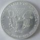 1991 American Eagle Silver Dollar S$1 - Milky Spots Silver photo 1