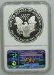 1992 S $1 Ngc Pf70 Ucameo (proof Silver Eagle) - Pf70 Rare.  999 Silver Bullion Silver photo 1