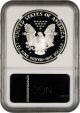 1989 - S $1 Ngc Pf70 Ucameo American (proof Silver Eagle) - Pf70 Rare.  999 1oz Silver photo 1