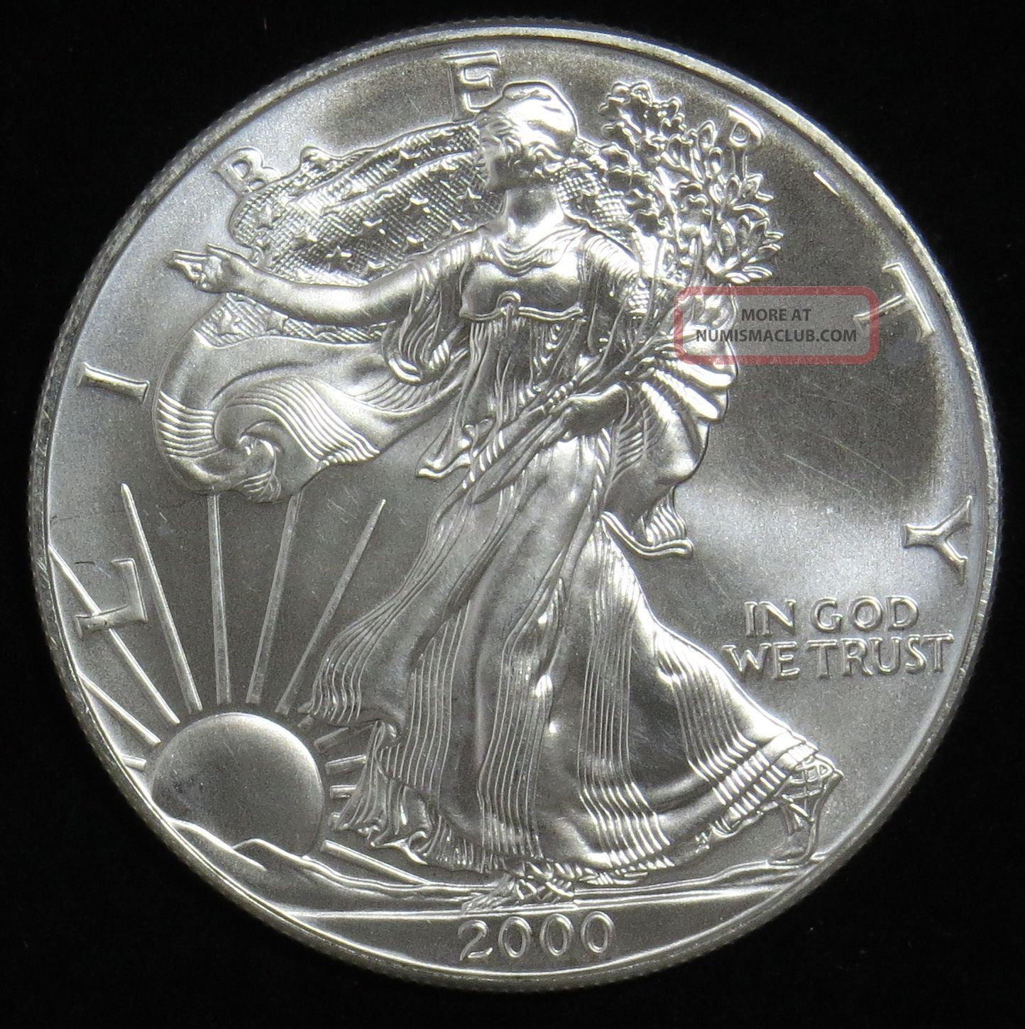 2000 Silver Eagle Brilliant Uncirculated