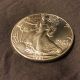 1987 Silver American Eagle 1 Oz Bullion Coin Silver photo 2
