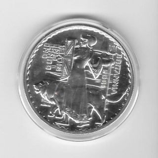 Great Britian 2 Pounds,  2001,  Britiania Coin photo