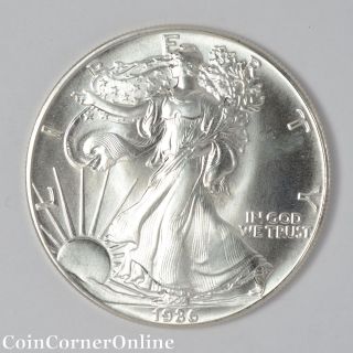 1986 United States Silver Eagle Dollar (ccx3952) photo