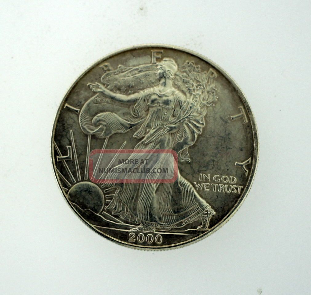 2000 Silver American Eagle 1 Oz Coin Silver photo