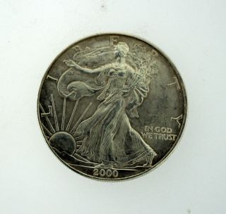 2000 Silver American Eagle 1 Oz Coin photo