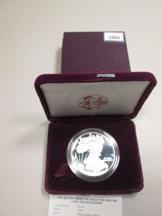1995 - P American Eagle Silver Proof Coin photo