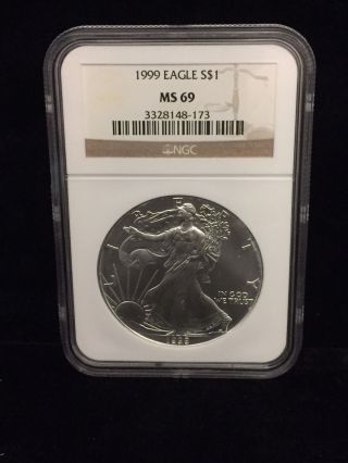 1999 American Silver Eagle - Ngc Ms 69 photo