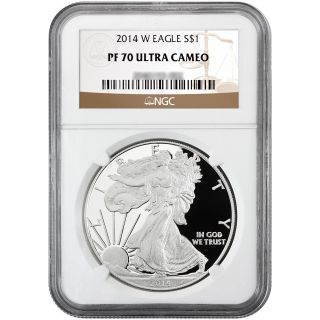 2014 American Silver Eagle Proof Ngc Pf70 photo