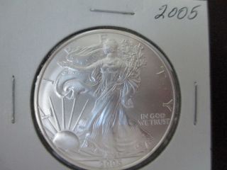 2005 American Silver Eagle Uncirclated photo