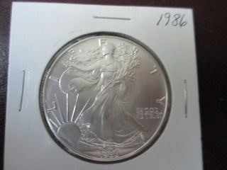 1986 American Silver Eagle Uncirculated photo