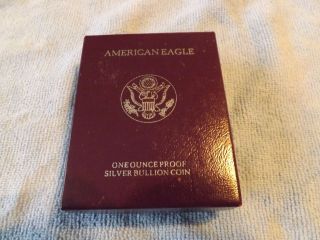 1991 - S Proof American Eagle Silver Dollar With photo