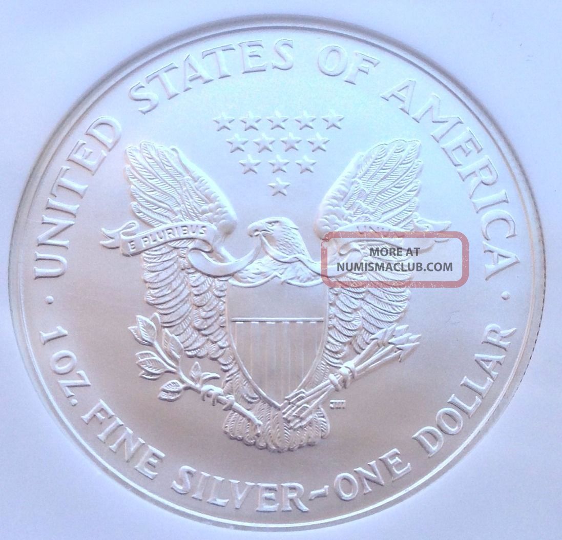 1998 Silver Eagle 1 - Oz Dollar Ngc Ms - 70 Perfect Coin ...