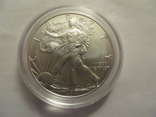 2011 W 1 Oz Silver American Eagle,  Uncirculated,  Packaging,  No photo