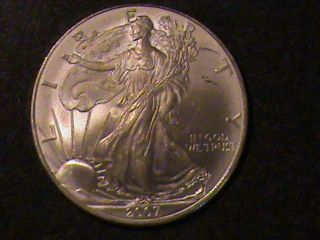 2007 1 Oz Silver American Eagle (au) photo