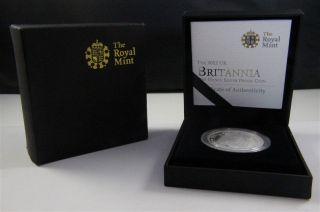2012 Royal Proof 1 Oz.  Silver Britannia Coin & 2 Pound photo