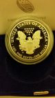 2012 W American Silver Eagle Gem Proof In U.  S.  Packaging With Silver photo 1