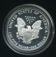1992 Proof Silver American Eagle 1 Oz.  Fine Silver With Boxes And Silver photo 1