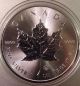 2014 $5 Canadian 1 Oz Silver Maple Leaf.  9999 Fine Silver - Security Design Silver photo 2