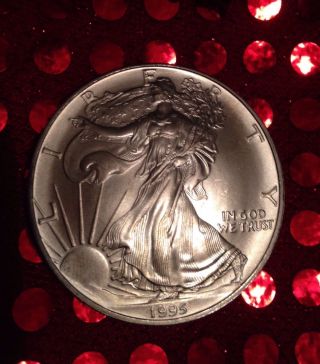 American Eagle Silver Dollar 1oz 1995 Coin photo