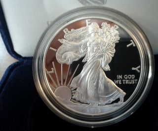 2013 - W Proof American Silver Eagle (box &) photo