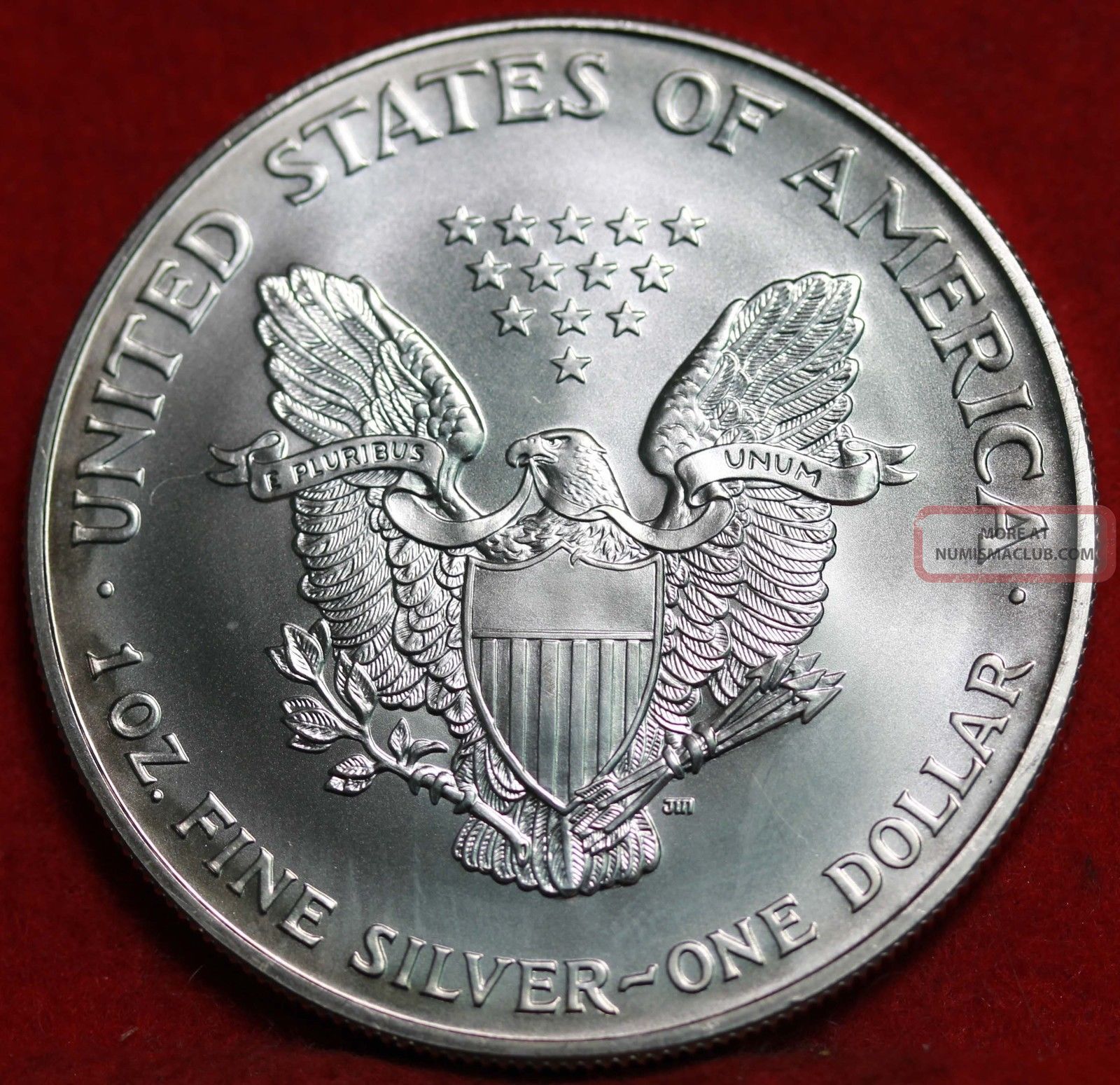 Uncirculated 2002 American Eagle Silver Dollar