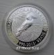 2015 Silver Coin 1 Troy Ounce Australia Kookaburra 25th Anniversary.  999 Bu Silver photo 2