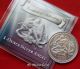 2014 Silver Coin 1 Troy Ounce Oz Angel Isle Of Man Saint Michael.  999 Bu Silver photo 4