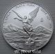2014 Silver Coin 1 Troy Ounce Libertad Mexico Winged Liberty Victoria.  999 Bu Silver photo 2